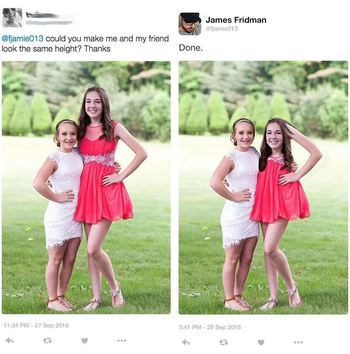 Equal Height, Different Perspective