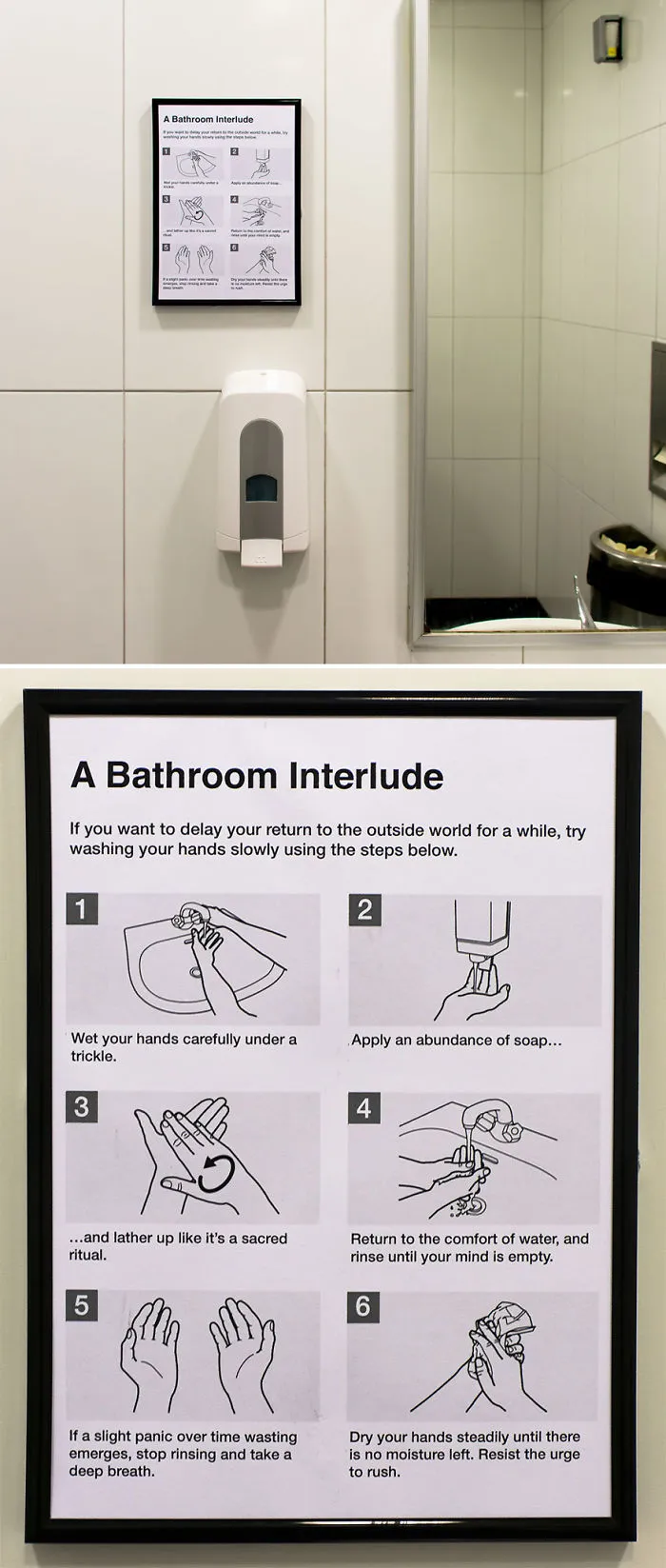 Hand Washing Instructions