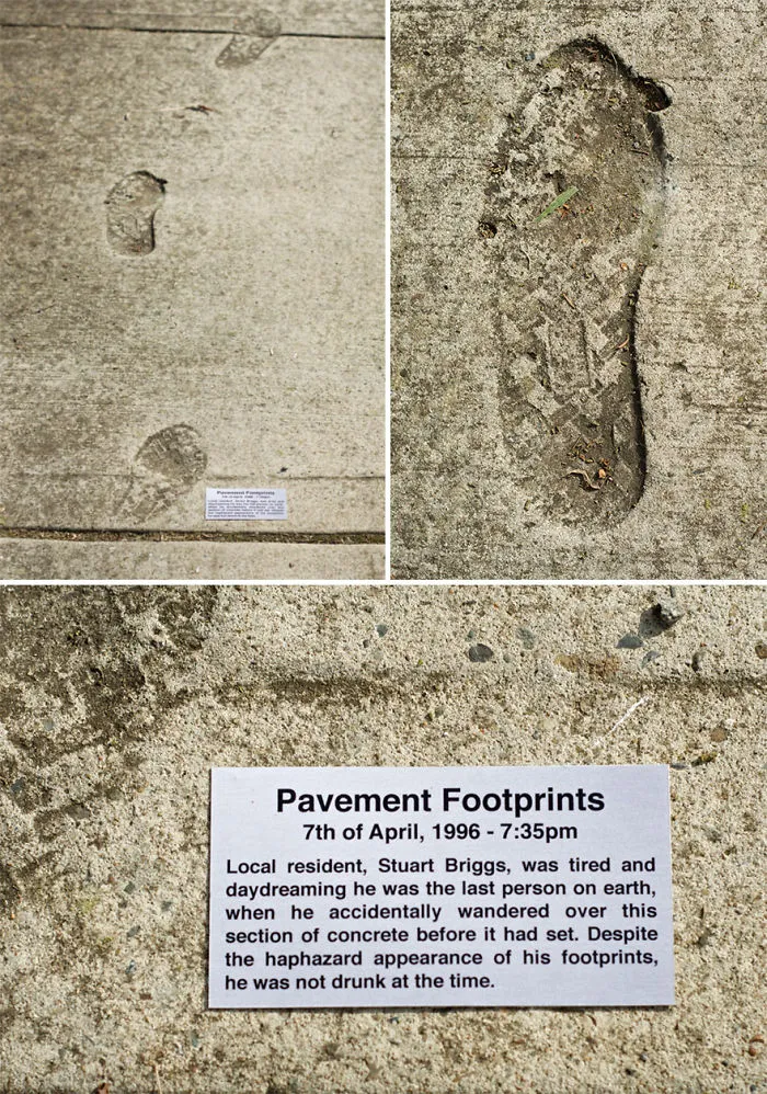 Pavement Plaque