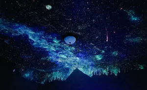 Woman Creates Glow-In-The-Dark Galaxy Painting For Boy Who Couldn't Fall Asleep, Here's His Reaction