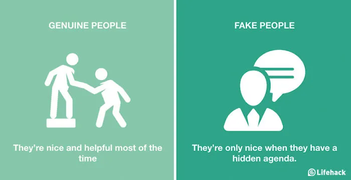 Fake Vs Genuine People: 8 Ways To Identify Them