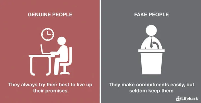 Fake Vs Genuine People: 8 Ways To Identify Them