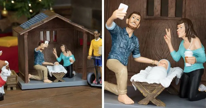 Hipster Nativity Set: What Would The Nativity Scene Look Like If Jesus Was Born In 2016
