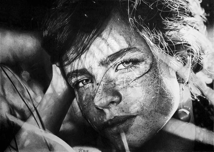 Pencil Drawing By Franco Clun