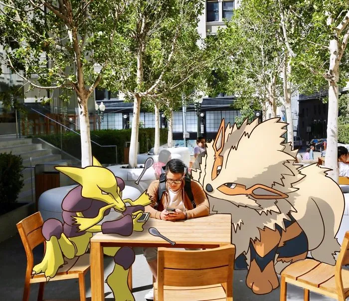 I Drew Pokemon Onto My Vacation Pics