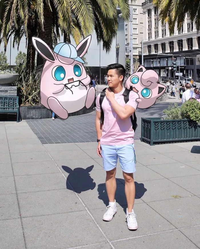 I Drew Pokemon Onto My Vacation Pics