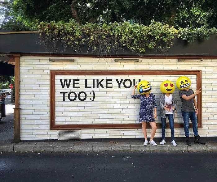 Real Life Emojis In The Streets Of Tel-Aviv
