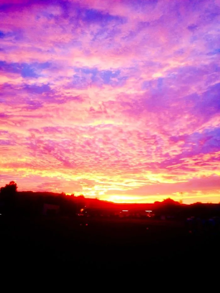 Sunset After Football