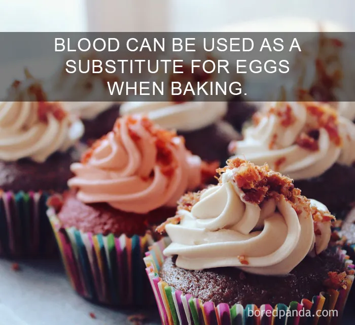 Close-up of colorful cupcakes with frosting, illustrating an amazing fact about baking substitutes and surprising world facts.