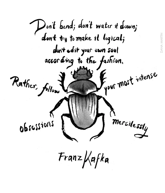 I Illustrated And Hand-Lettered 31 Quotes For Inktober