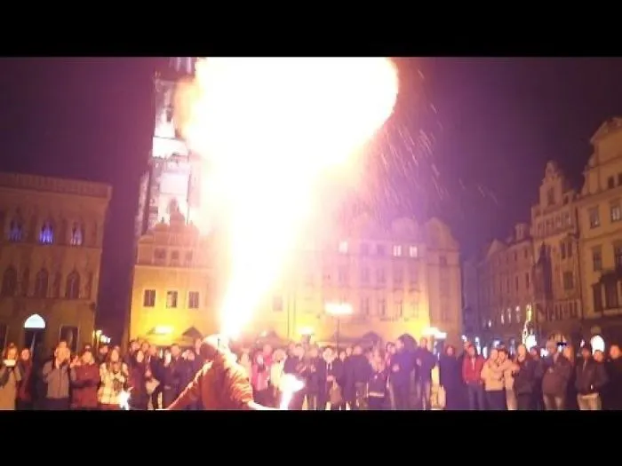 I Came Across The Best Fire Breathing Show In Eastern Europe 🔥