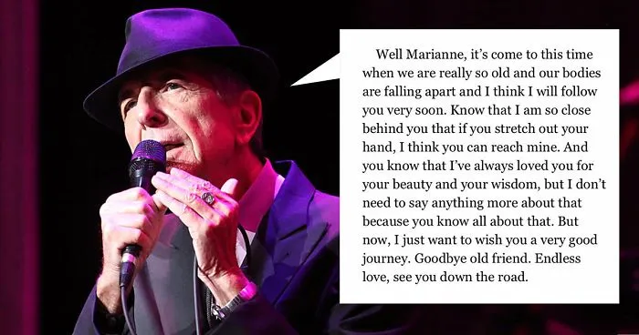 People Are Sharing The Heartbreaking Final Letter That Leonard Cohen Sent To His Muse