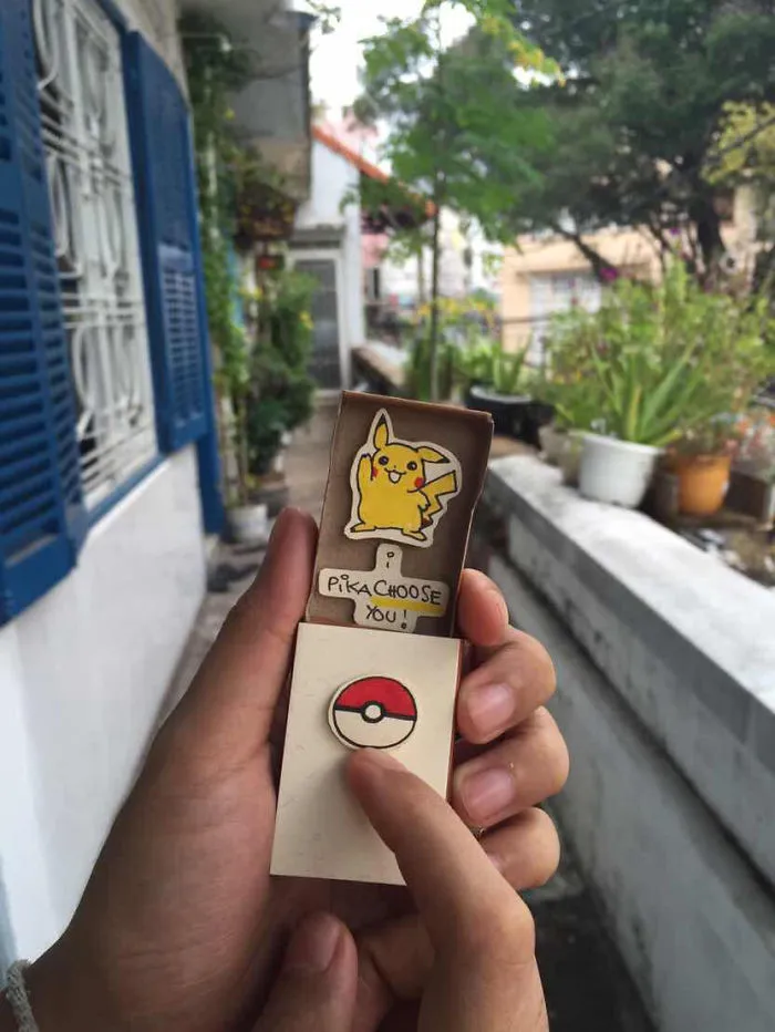 Artist Creates Little Matchbox Greeting Cards With Hidden Messages Inside