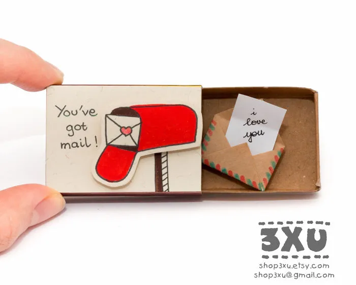 Artist Creates Little Matchbox Greeting Cards With Hidden Messages Inside