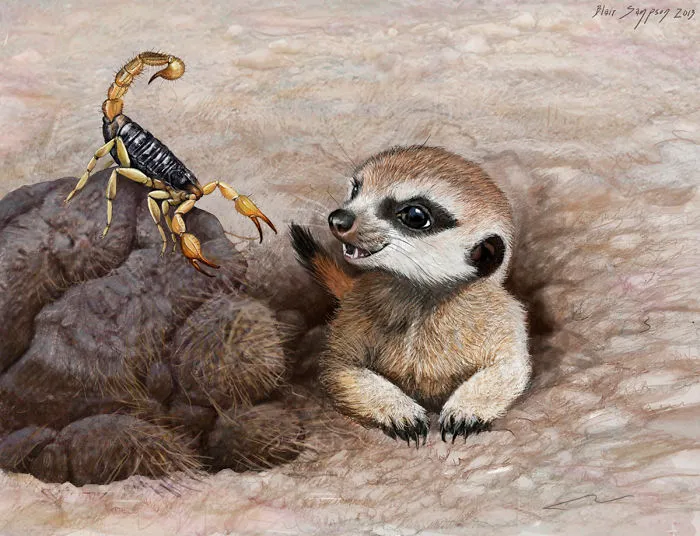 Cute Portraits Of Unexpected Animal Buddies By Blair Sampson