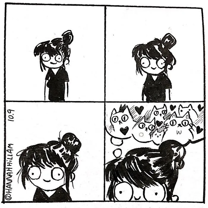 Artist Illustrates What It's Like To Live With Cats (35 Pics)