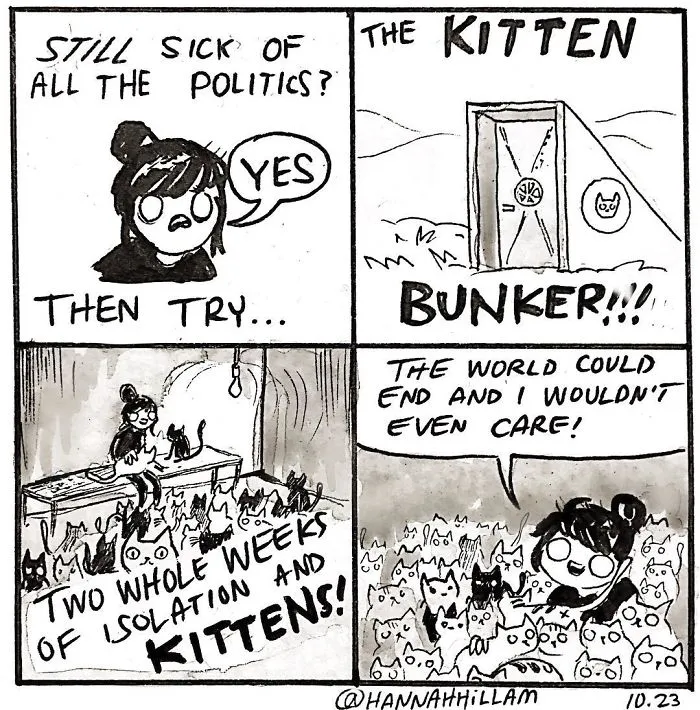 Artist Illustrates What It's Like To Live With Cats (35 Pics)