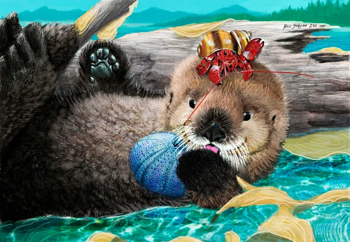 Cute Portraits Of Unexpected Animal Buddies By Blair Sampson