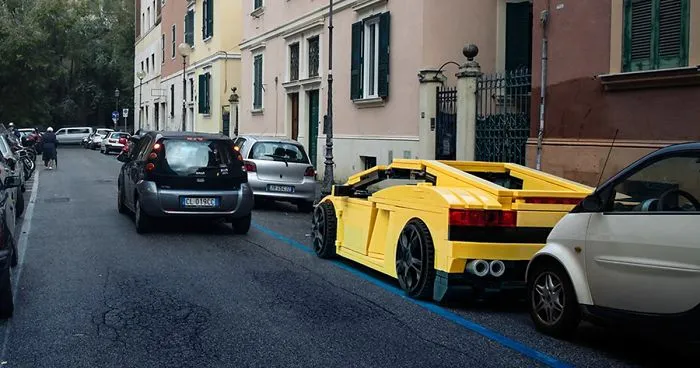 LEGO Vehicles Take Over The Streets Of Rome
