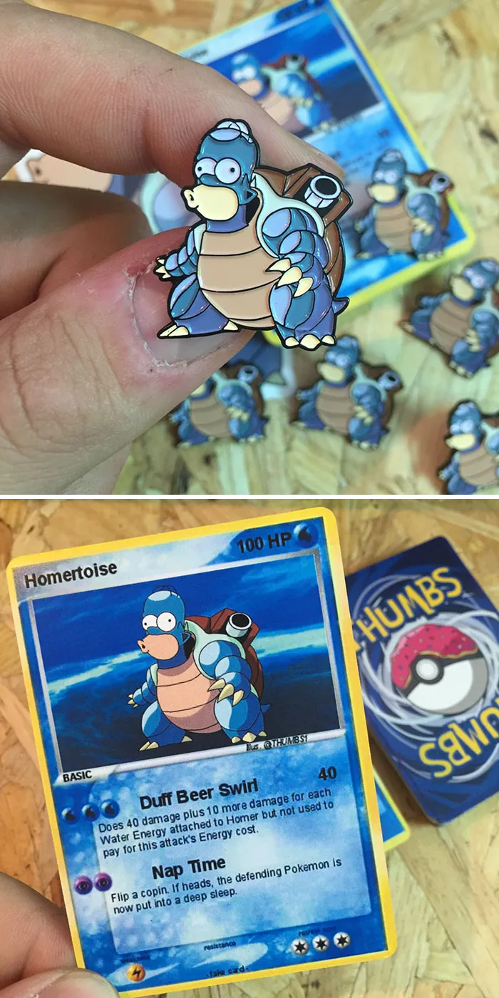 Homer X Blastoise
