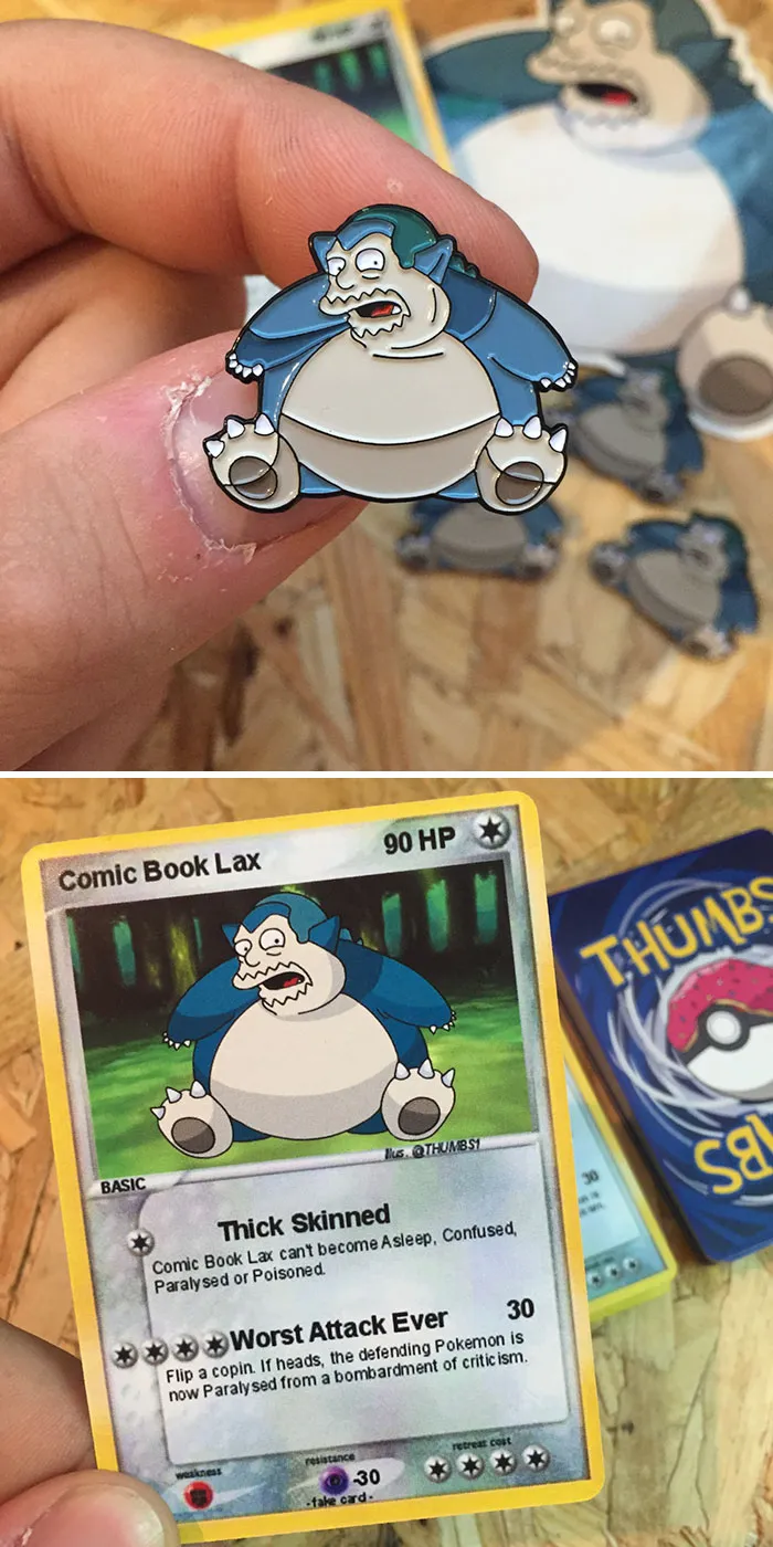 Comic Book Guy X Snorlax