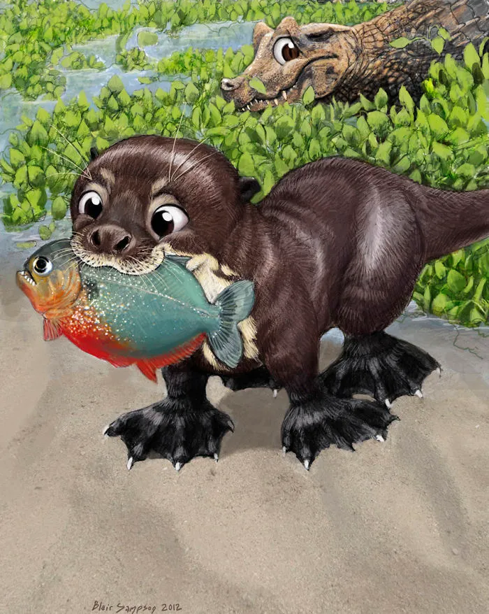 Cute Portraits Of Unexpected Animal Buddies By Blair Sampson