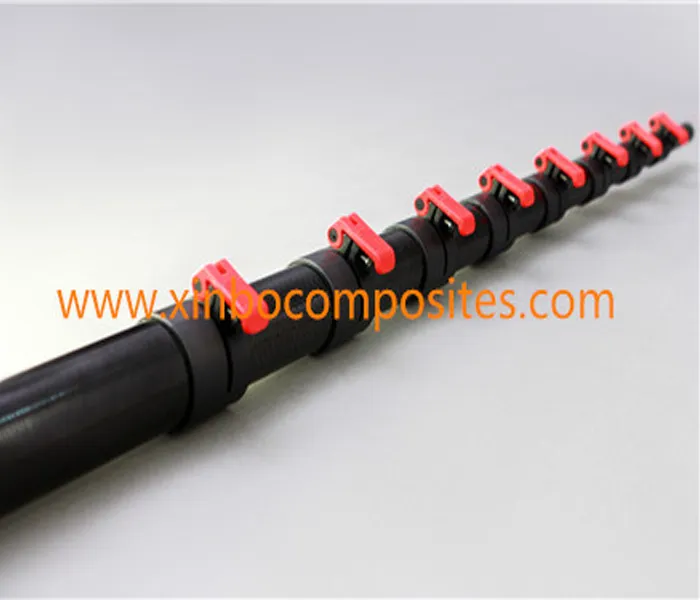 Rigid Carbon Fiber Telescoping Mast Pole