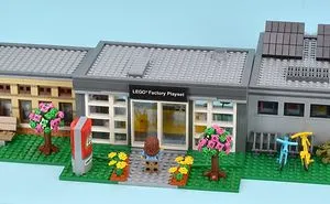A Lego Factory Built Of Lego Bricks Making Lego Bricks.
