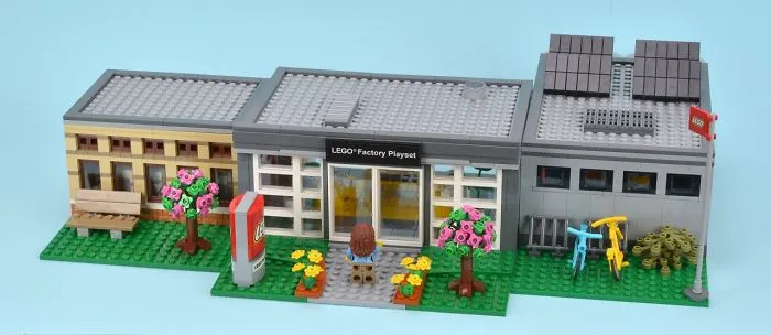A Lego Factory Built Of Lego Bricks Making Lego Bricks.
