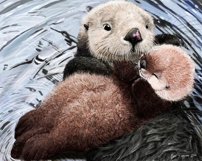 Cute Portraits Of Unexpected Animal Buddies By Blair Sampson
