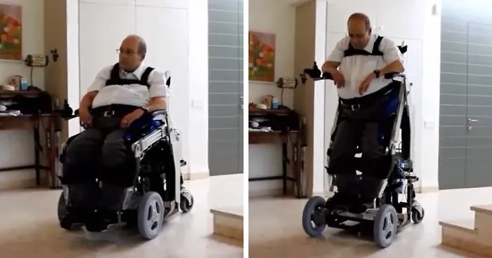 Revolutionary Wheelchair That Lets Users Stand Up