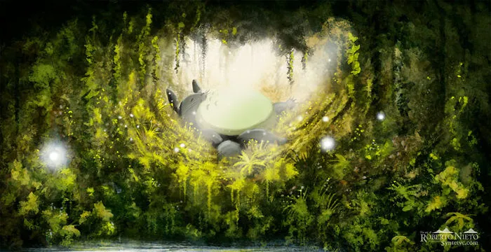 Totoro's Dream By  Syntetyc