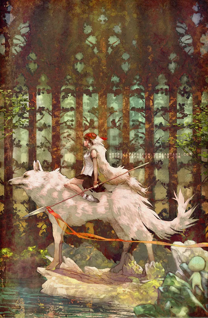 Princess Mononoke By Yaphleen