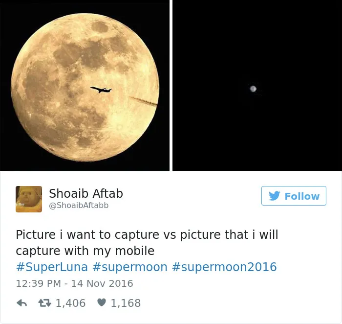 76 Hilarious Reactions To The Disappointing Supermoon