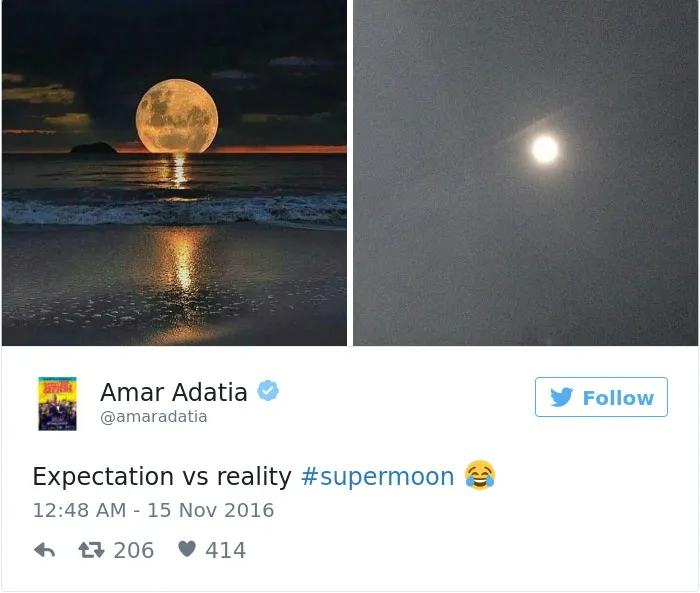 76 Hilarious Reactions To The Disappointing Supermoon