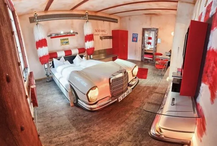 Inside The Motoring Themed Luxury Hotel In Germany