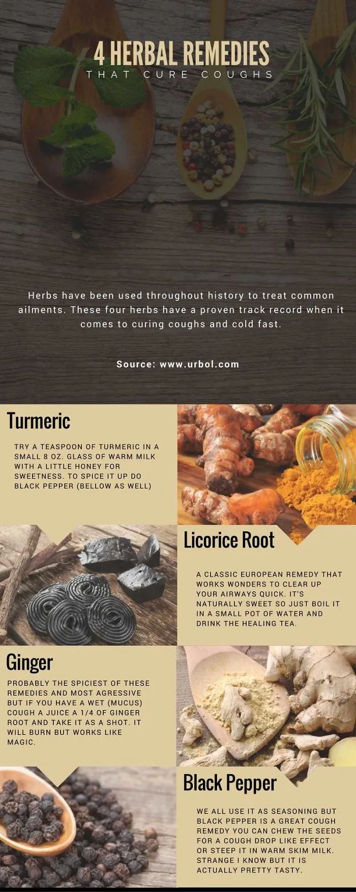 4 Herbal Remedies To Get Rid Of A Cough