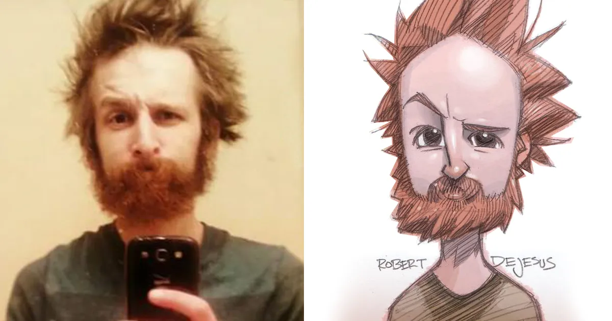 Este ilustrador convierte a desconocidos en personajes de anime