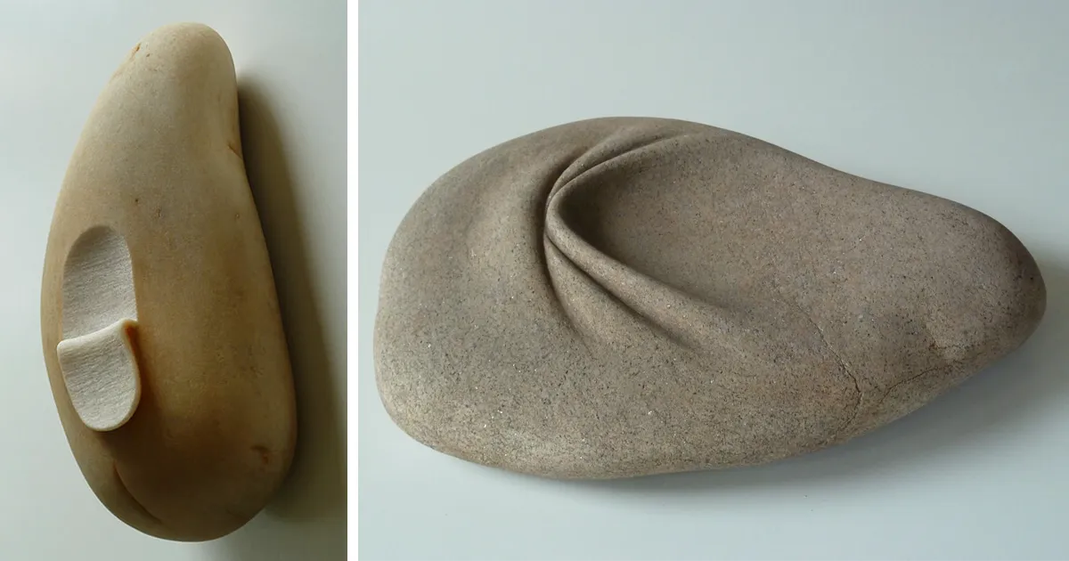 Este escultor español hace que las piedras parezcan blandas retorciéndolas, doblándolas y pelándolas