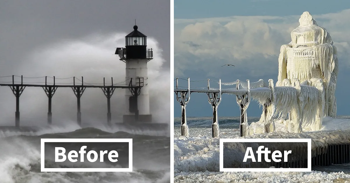 15 Fotos de antes y después de las preciosas transformaciones invernales