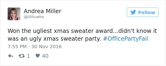50 Of The Most Embarrassing #OfficePartyFails Ever