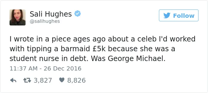 People Are Tweeting Stories About George Michael's Incredible Generosity
