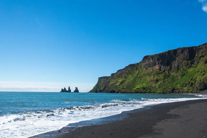 Black Sand In Vík í Mýrdal