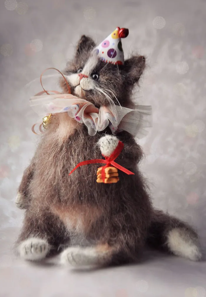 Touching Mohair Collectibles: Adorable Fluffies By Olga Besogonova
