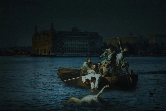 I Make Classical Paintings Travel Through The City