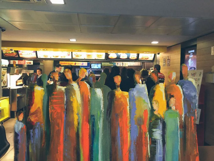 I Make Classical Paintings Travel Through The City