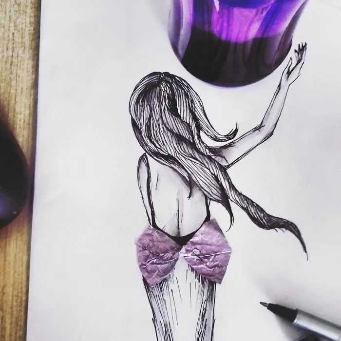 I Turn Everyday Life Objects Into Drawings