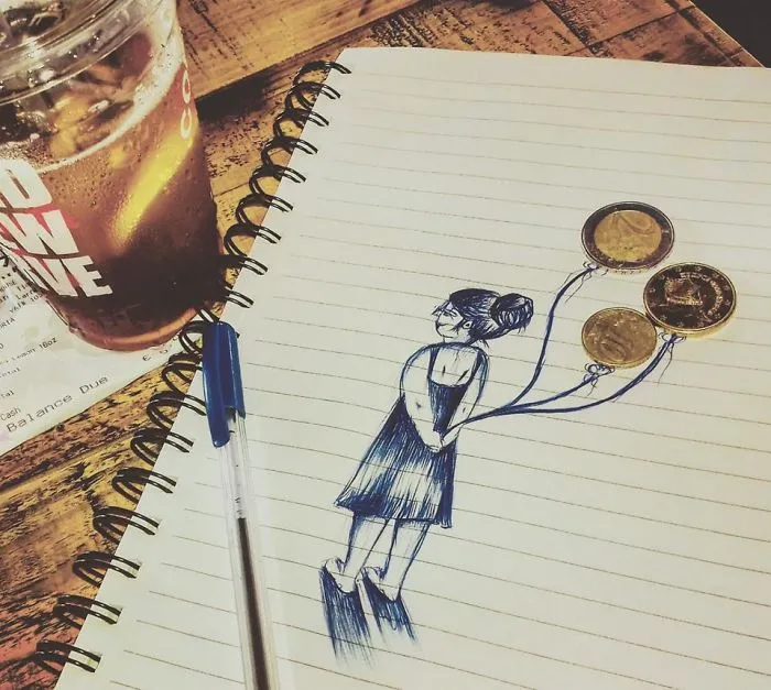 I Turn Everyday Life Objects Into Drawings