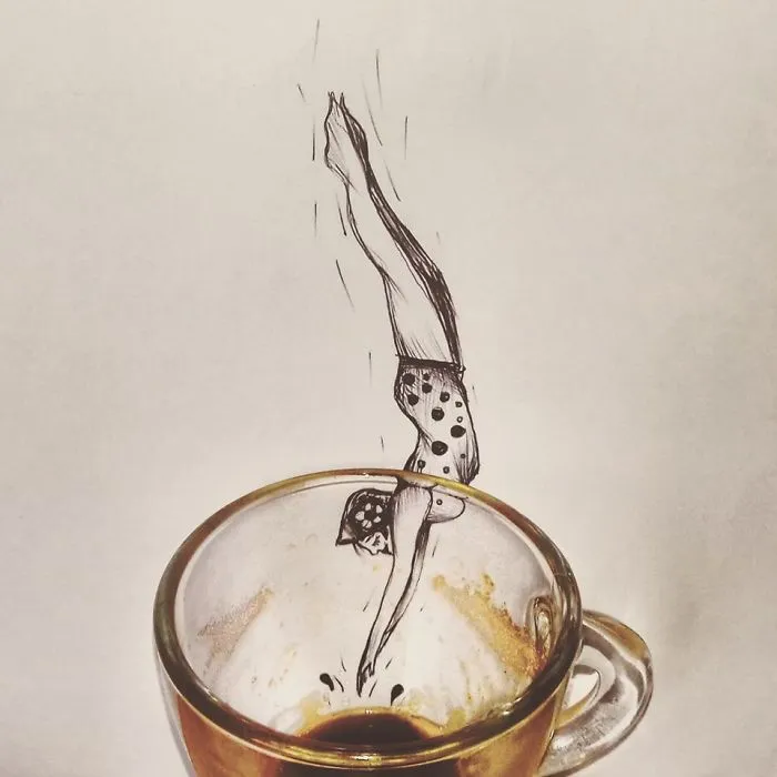 I Turn Everyday Life Objects Into Drawings
