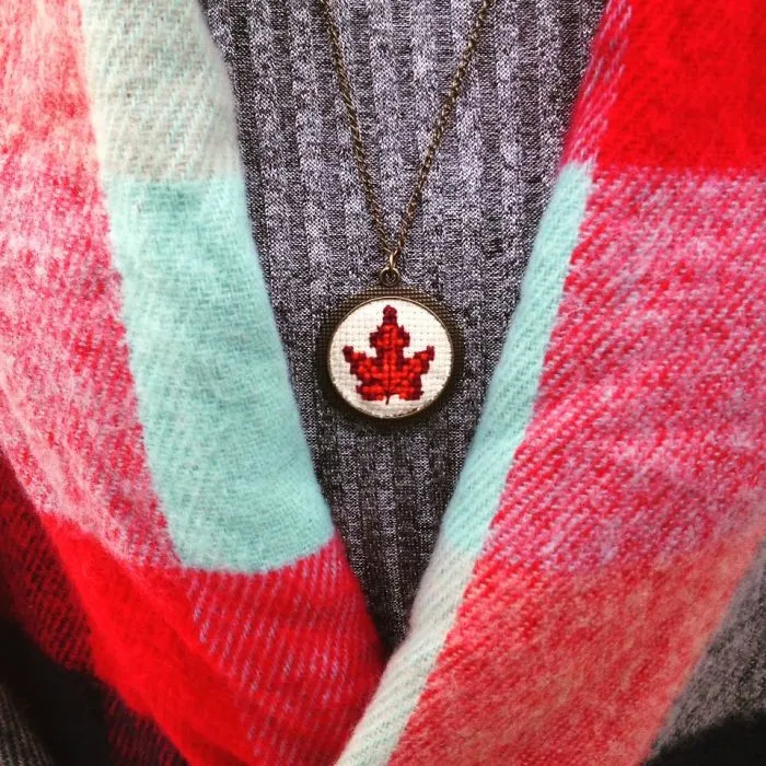 Autumn Flower Pendant